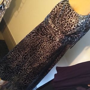 Black silver and gray zebra leopard wild print